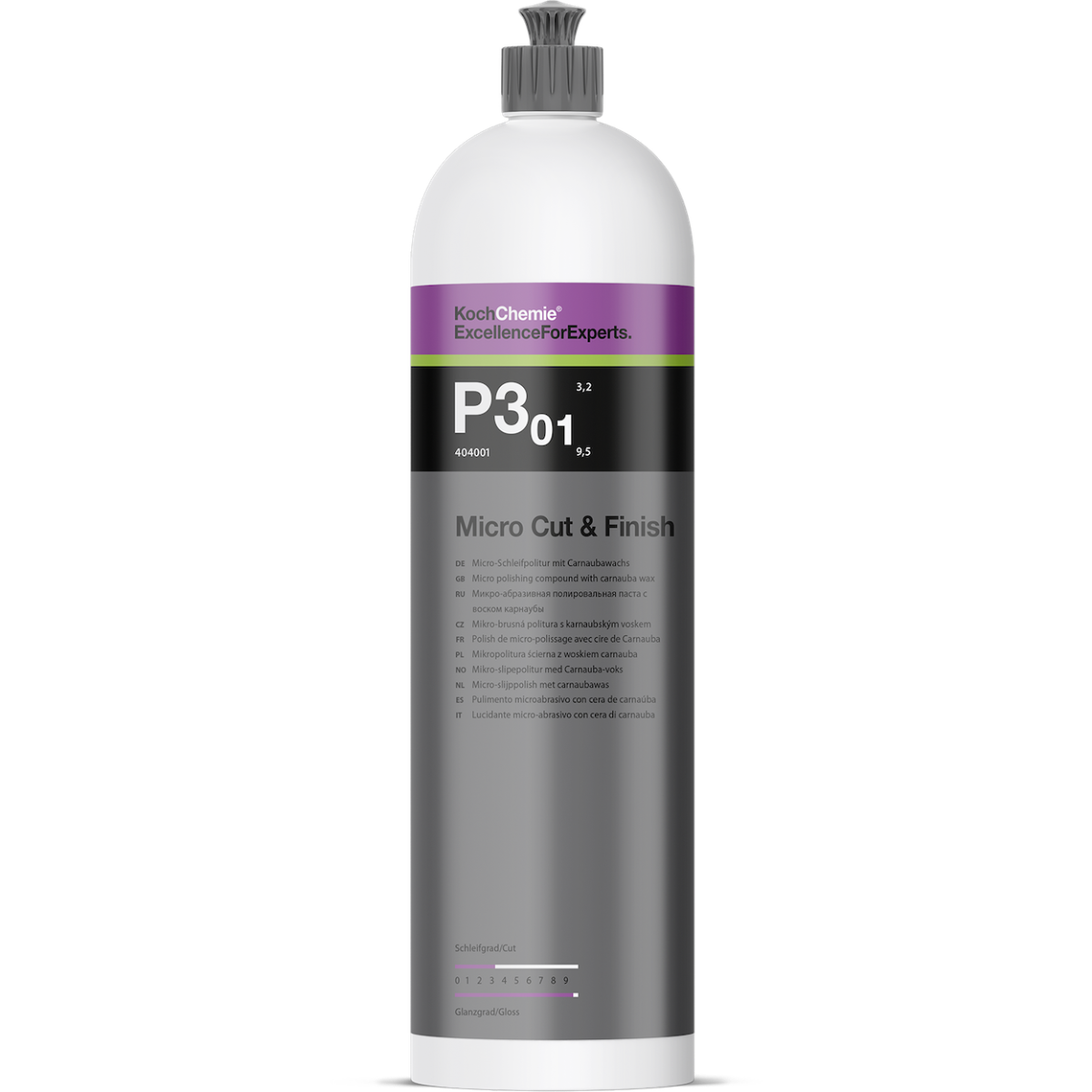 KOCH CHEMIE MICRO CUT & FINISH P3.01 1L - Pulimento fino con cera