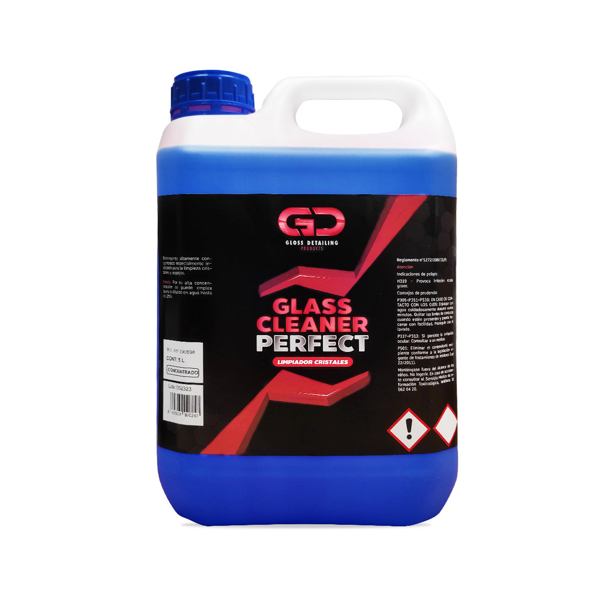 GLOSS DETAILING GLASS CLEANER 5L