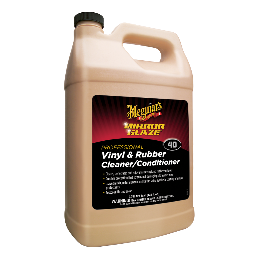 MEGUIAR'S VINYL & RUBBER CLEANER/CONDITIONER 3,78L - 2 en 1 para gomas y plásticos