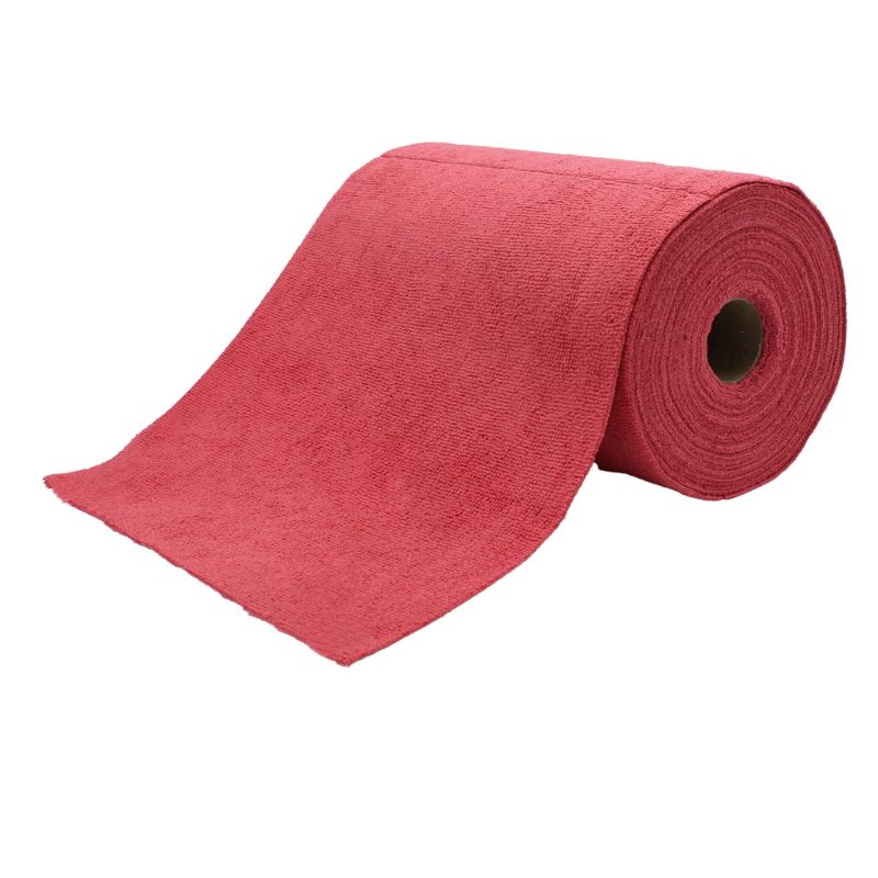 ROLLO 75 MICROFIBRAS 30x30cm ROJO