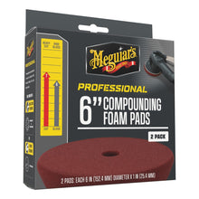 MEGUIAR'S PROFESSIONAL 6" PAD DE CORTE - Pack 2ud