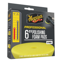 MEGUIAR'S PROFESSIONAL 6" PAD DE PULIDO - Pack 2