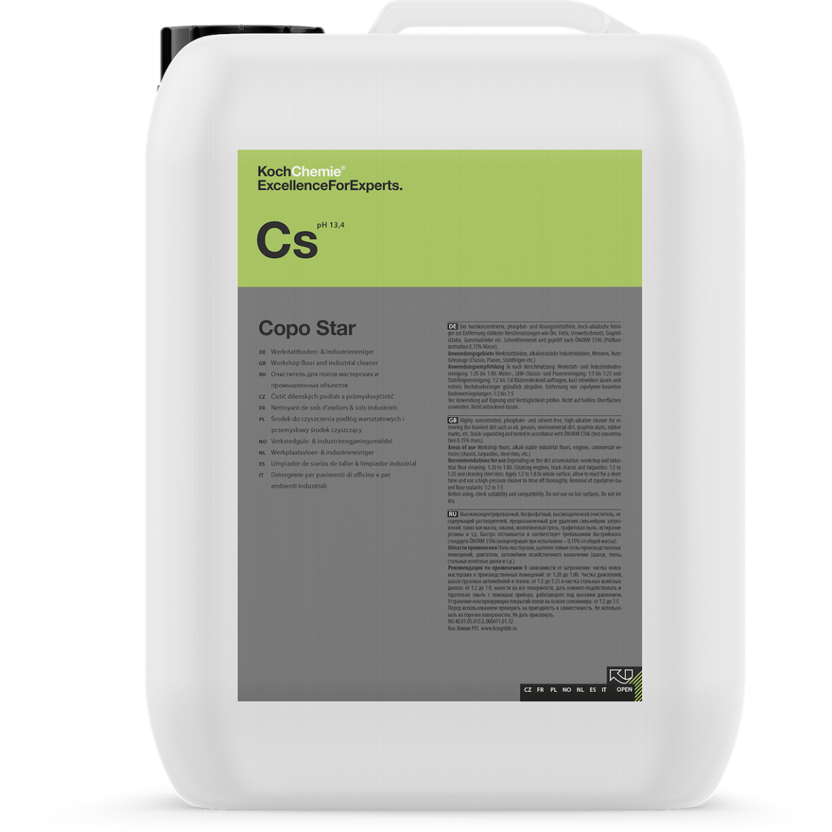 KOCH CHEMIE COPO STAR 11KG - Limpiador de motores y suelos