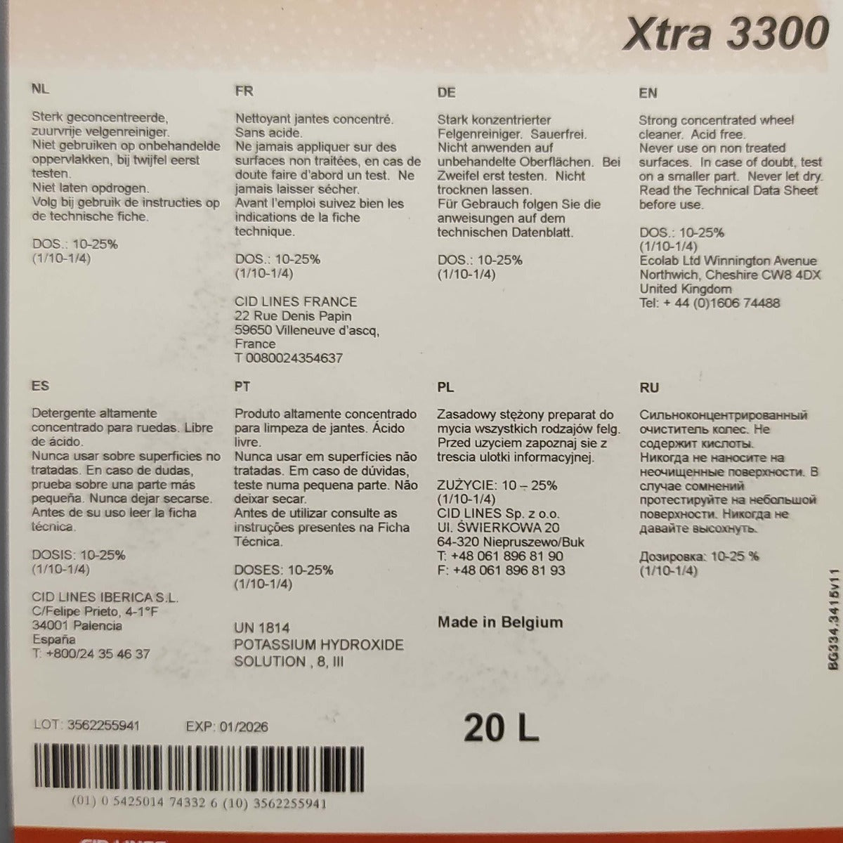 KENOTEK XTRA 3300 20L