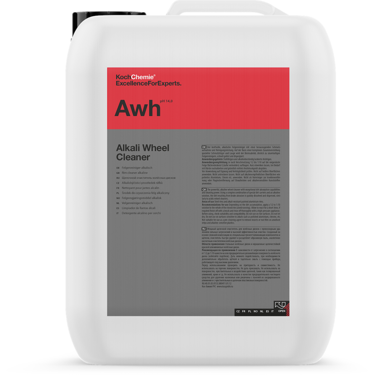 KOCH CHEMIE ALKALI WHEEL CLEANER - Limpiallantas alcalino