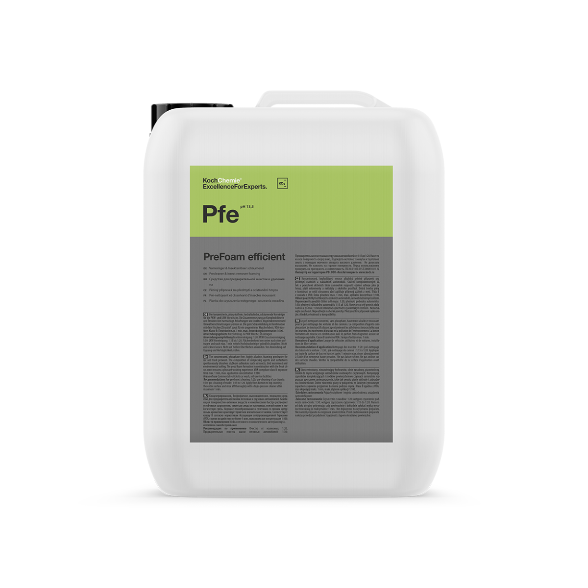 KOCH CHEMIE PREFOAM EFFICIENT 20L - Prelavado