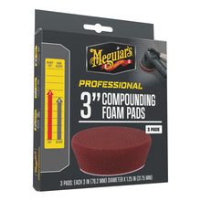 MEGUIAR'S PROFESSIONAL 3" PAD DE CORTE - Pack 3ud