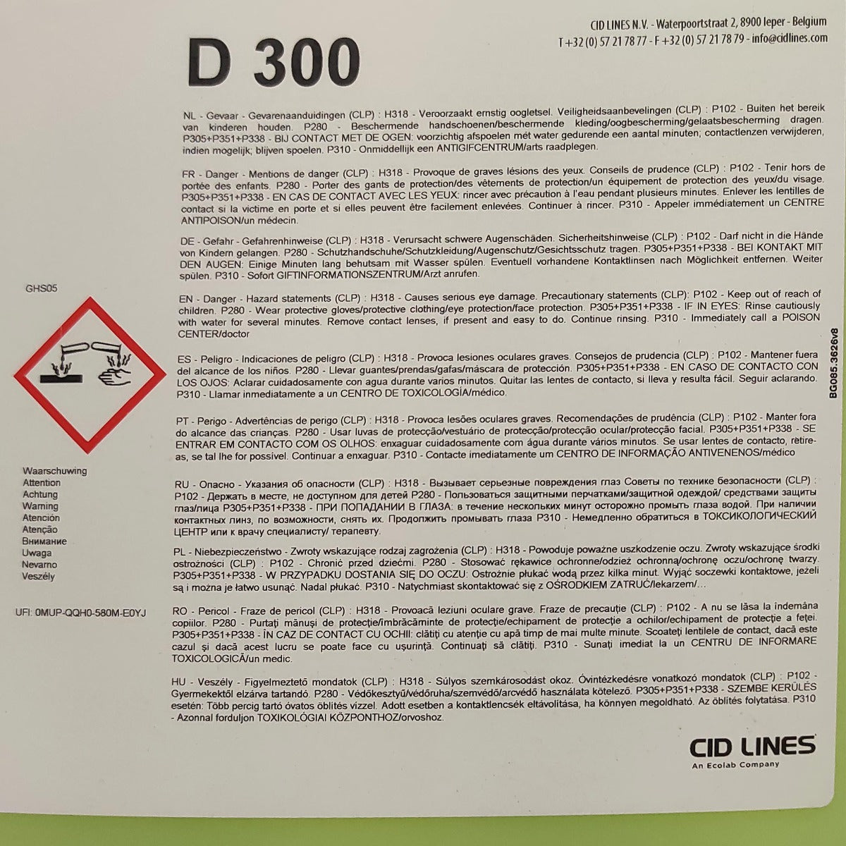 KENOTEK D300 20 L