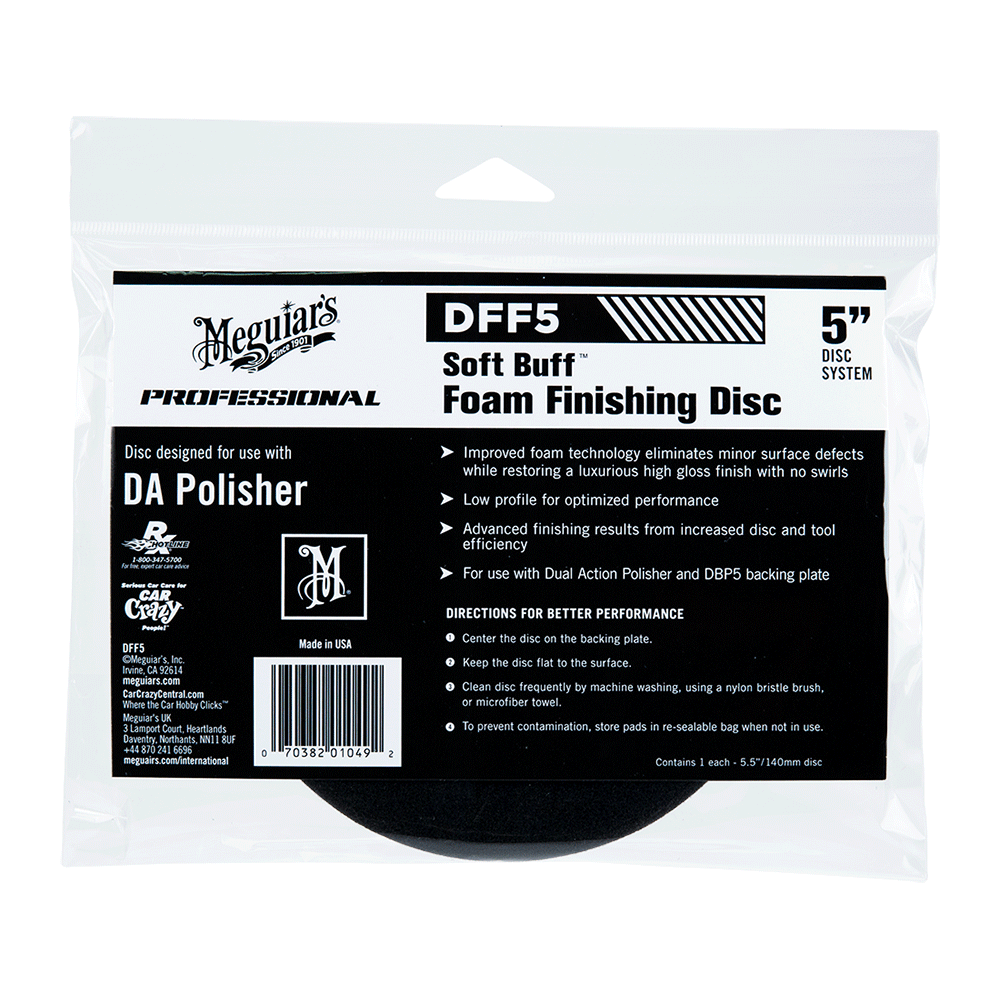 MEGUIARS SOFT BUFF FOAM FINISHING DISC 5"