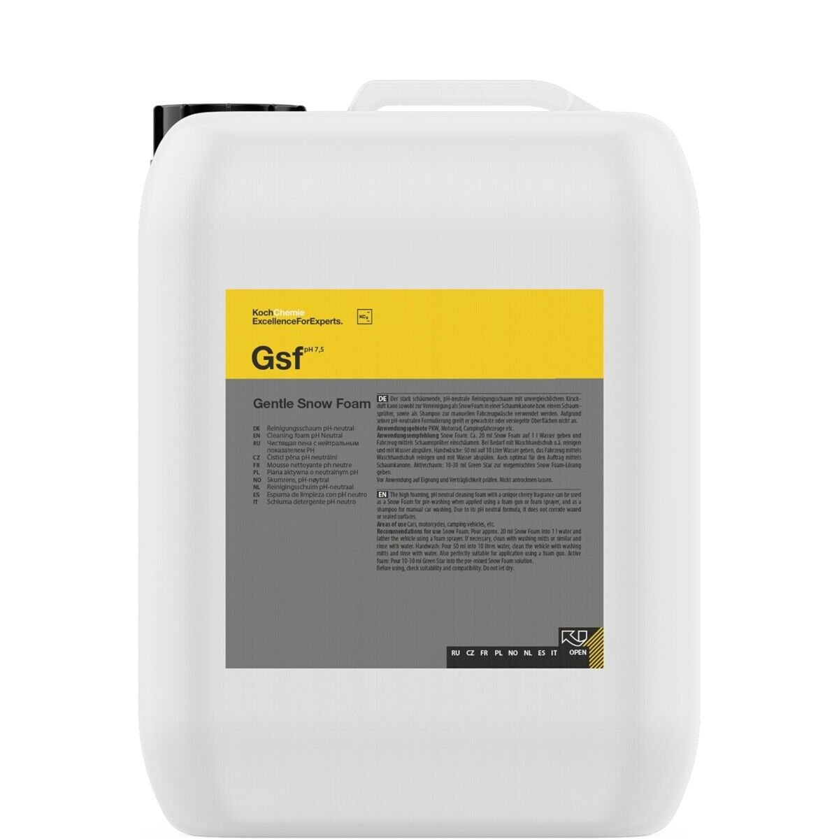 KOCH CHEMIE GENTLE SNOW FOAM 5L - Espuma de prelavado