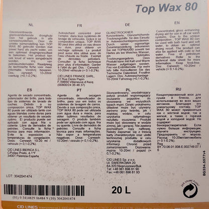 KENOTEK TOP WAX 80 20L