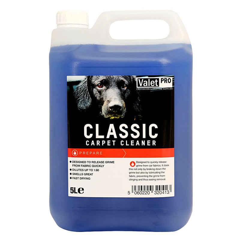 VALET PRO CLASSIC CARPET CLEANER 5L