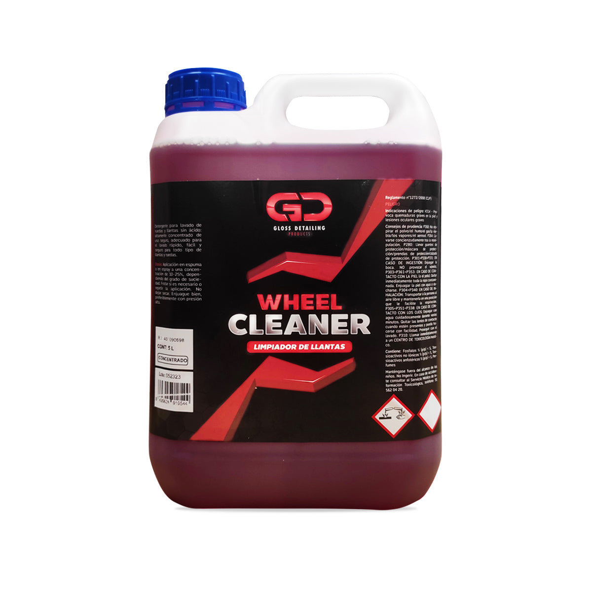 GLOSS DETAILING WHEEL CLEANER 5L